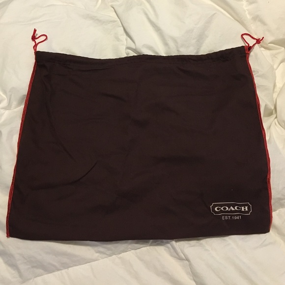 Coach purse protector bag 18.5" x 14.5"