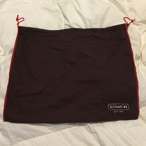 Coach purse protector bag 18.5" x 14.5"