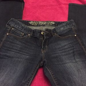 Size 4 ultra low rise Express jeans