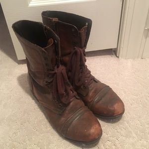 Steve Madden combat boots