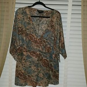Surplice blouse