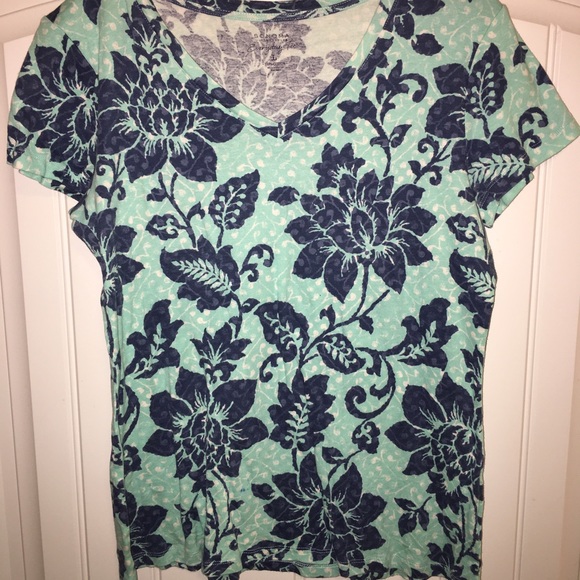 Blue V-Neck