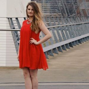 Free people red dress