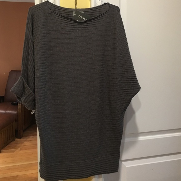 Off the shoulder sweater dress