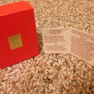 James Avery sterling silver heart knot ring