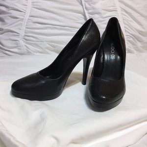 Aldo Black Heels | Sz 9 / 39 | W/ pads for comfort