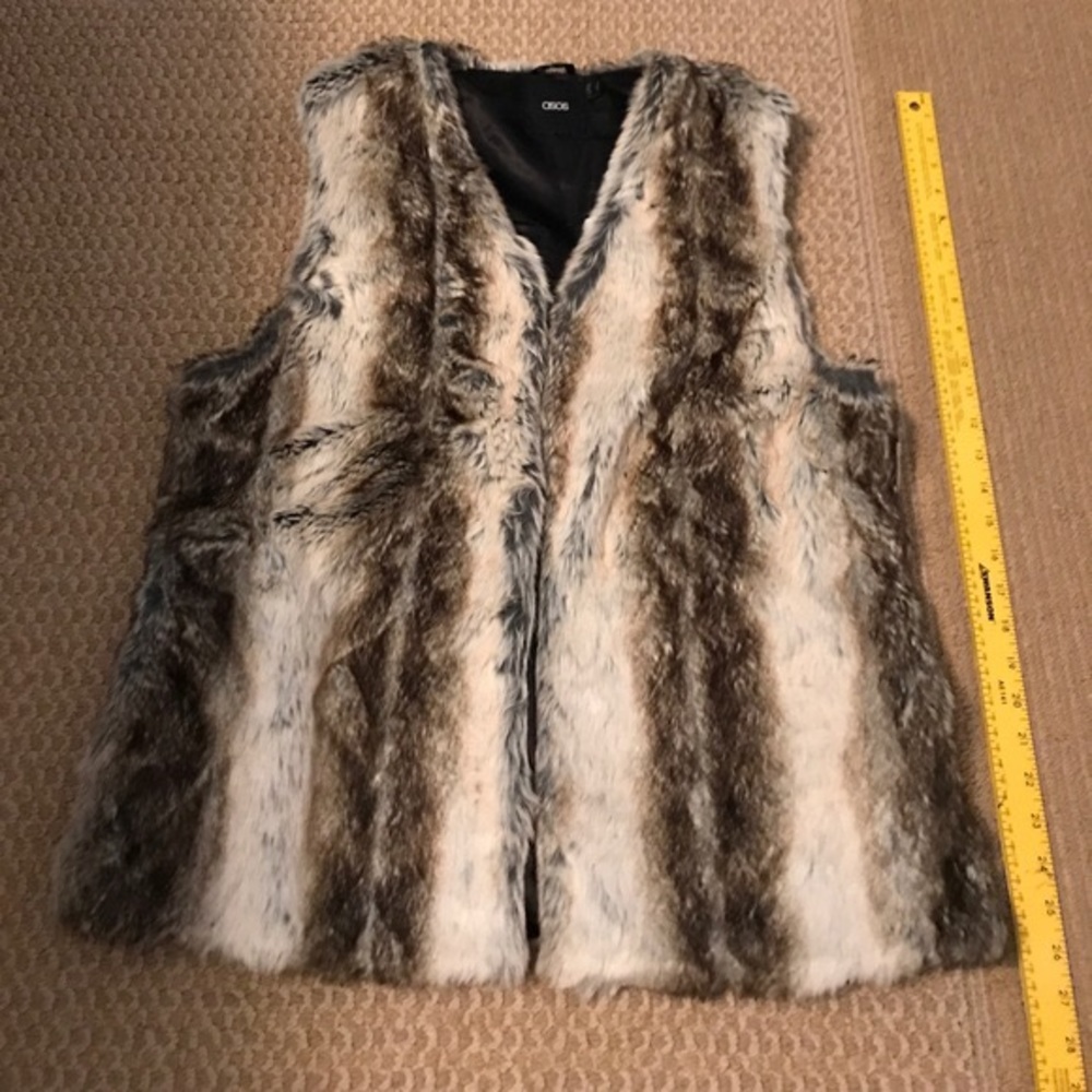 Asos faux fur vest
