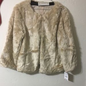 Chic Zara faux fur jacket!