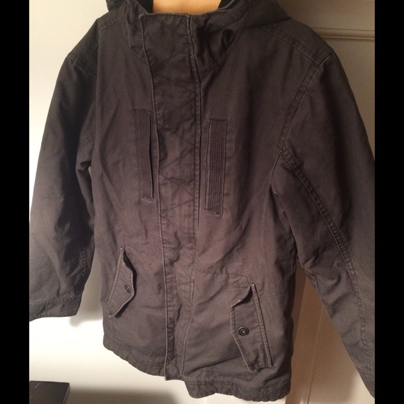 Boys size 8 hooded coat.