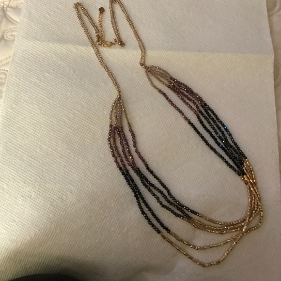 Multi-Strand Bead Necklace