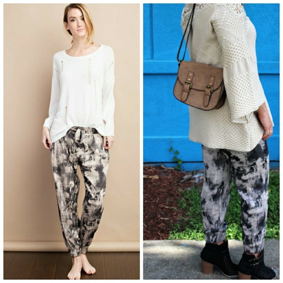 1 left! Tie dye woven pants! - Picture 3 of 3