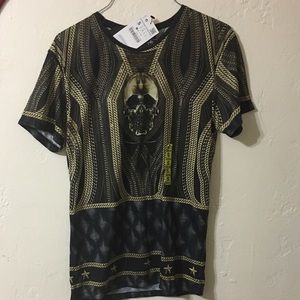Zara men skull tee