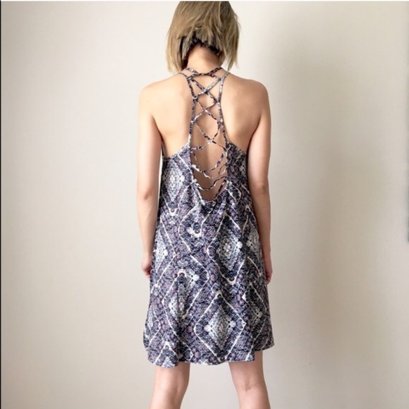 Bohemian luxe almost backless dress. ON SALE - Picture 3 of 5