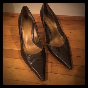 Nine West Nuncio Dark Brown Pumps 2.5" Heel
