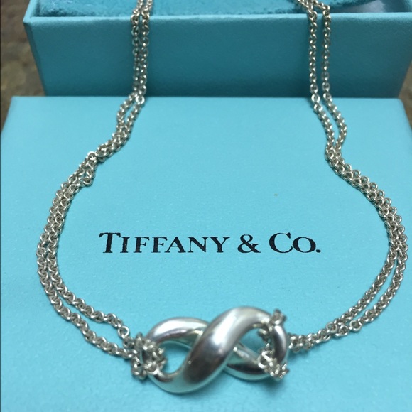 Tiffany & Co. Jewelry - Authentic Silver Tiffany Infinity Pendant Necklace