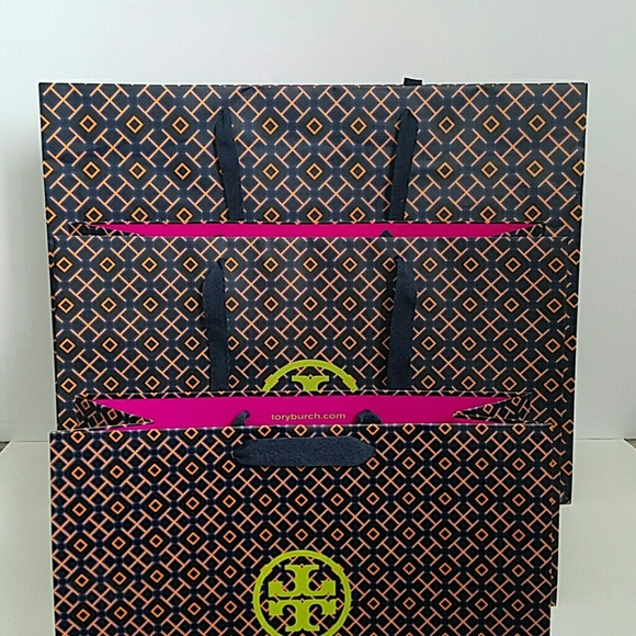 4 Tory Burch shopping bags