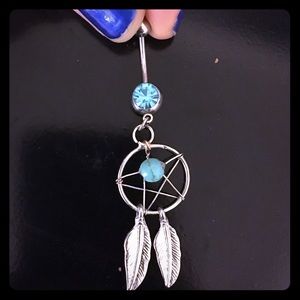 Dream Catcher Belly Button Ring