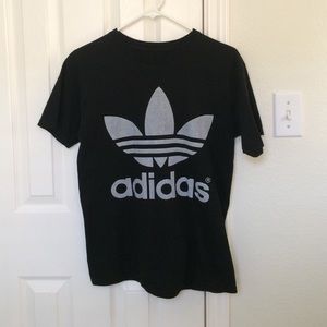 Mirrored Black Adidas Tee