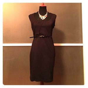 Sexy LBD with belt and open back