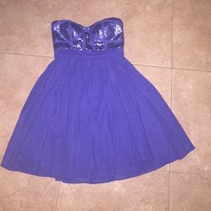 Blue party dress