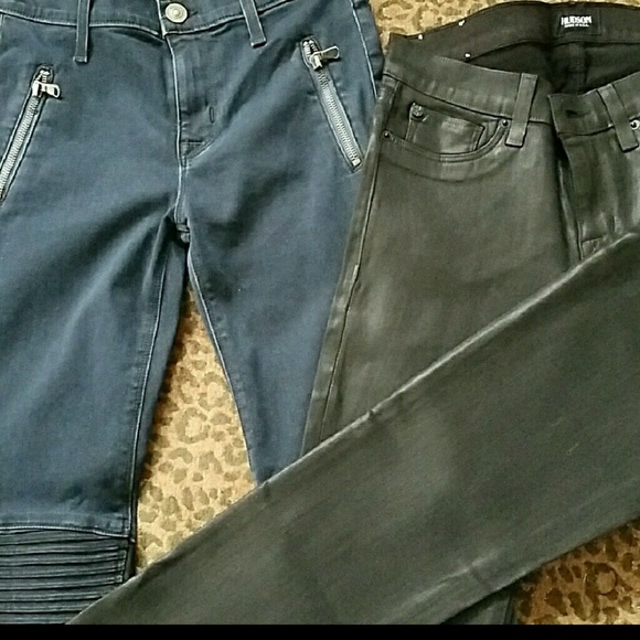 Hudson Stark Moto Skinny Jeans - Picture 4 of 6