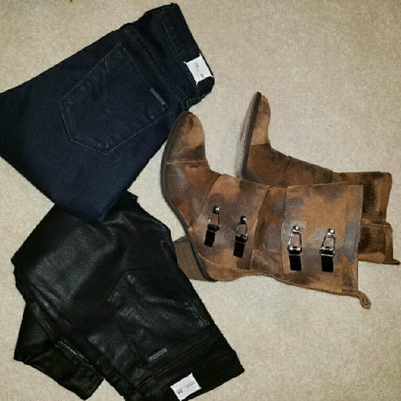 Hudson Stark Moto Skinny Jeans - Picture 6 of 6