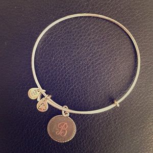 Alex and Ani Initial B bangle
