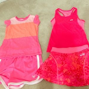 Girls Champion and Justice Activewear/Tennis  Lot.