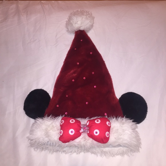 Custom Minnie Mouse Santa Hat
