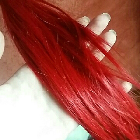 Red Synthetic Full Wig