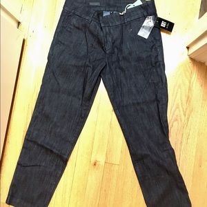 Crop Trouser Dark Wash Jeans