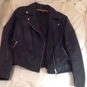 Size S Forever 21 women's faux leather jacket