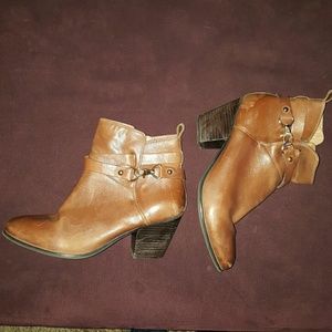 Aldo Camel Ankle Booties