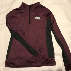 PINK VS quarter zip sweater