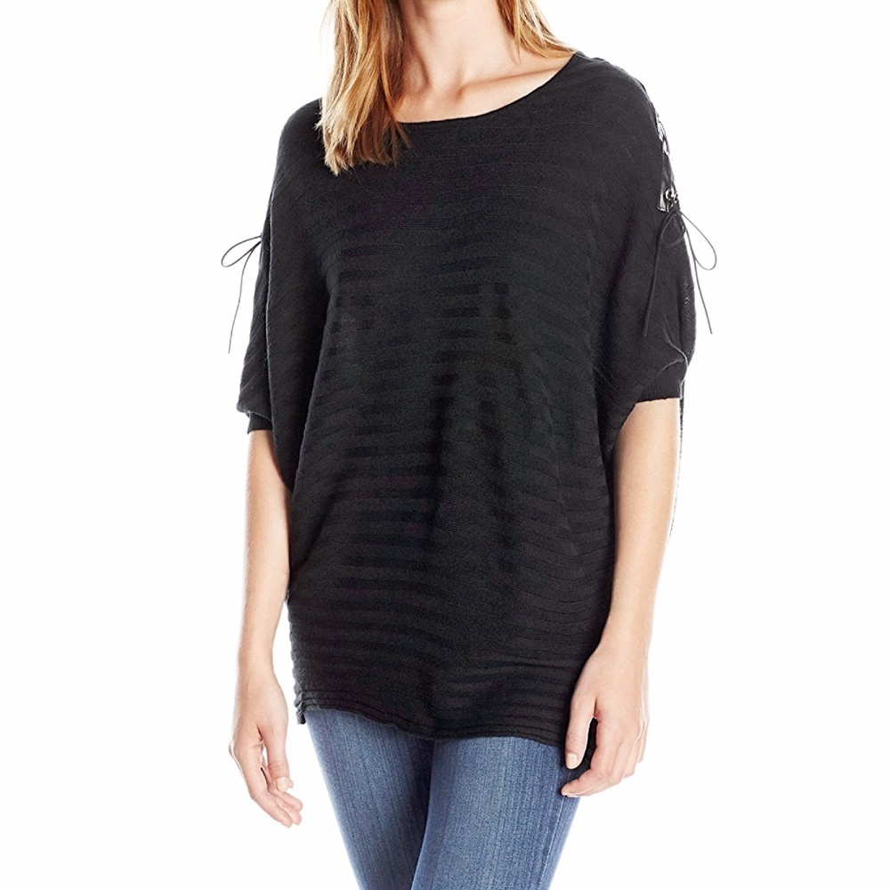 ⚡LAST 1!⚡ Dolman Sweater w/ Lace-Up Shoulders NWOT
