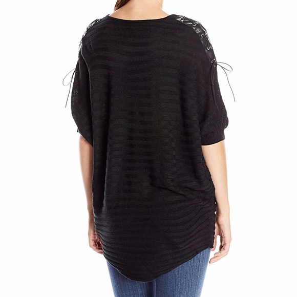 ⚡LAST 1!⚡ Dolman Sweater w/ Lace-Up Shoulders NWOT - Picture 2 of 8