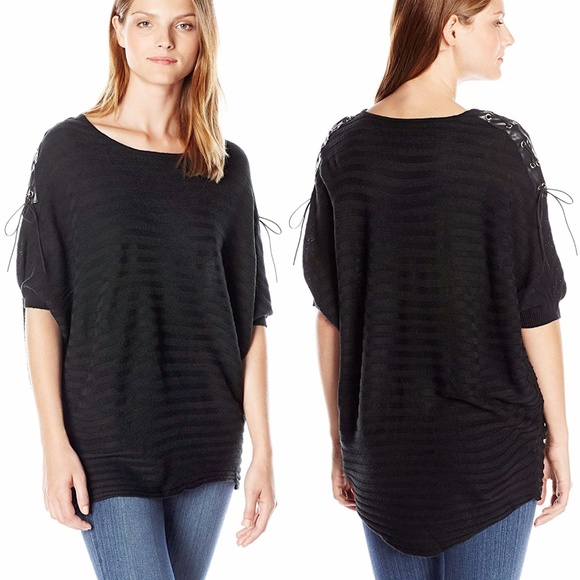 ⚡LAST 1!⚡ Dolman Sweater w/ Lace-Up Shoulders NWOT - Picture 8 of 8