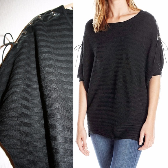 ⚡LAST 1!⚡ Dolman Sweater w/ Lace-Up Shoulders NWOT - Picture 7 of 8