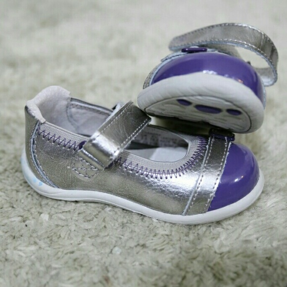 Stride rite Mary Jane Chandra Pewter Purple