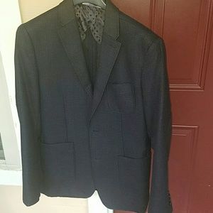 Perry Ellis Plaid ports Coat Slim fit