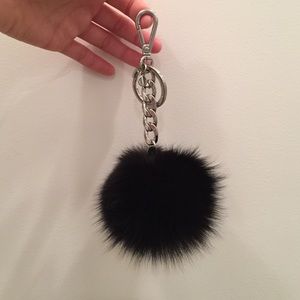 Michael Kors fur key fob