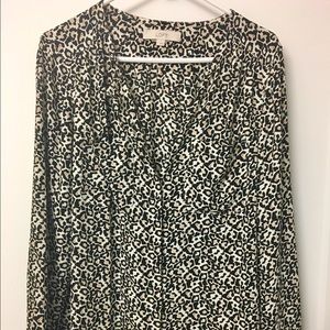 Animal Print Blouse from the LOFT