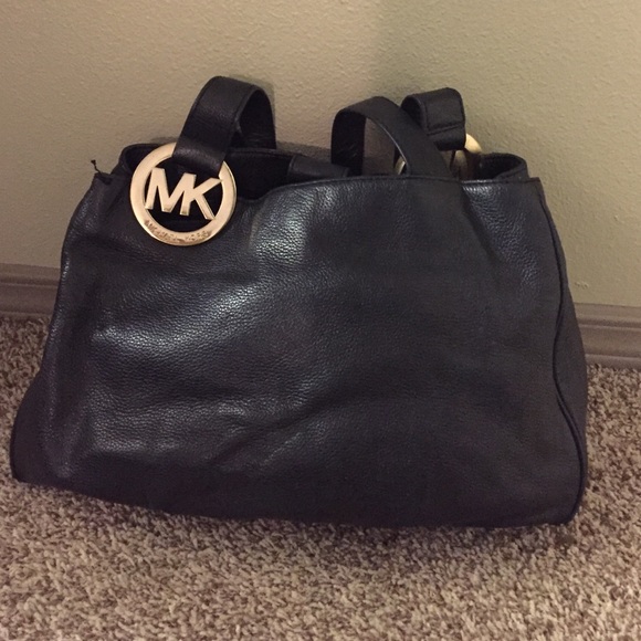 ✨Black Authentic Michael Kors Leather Bag