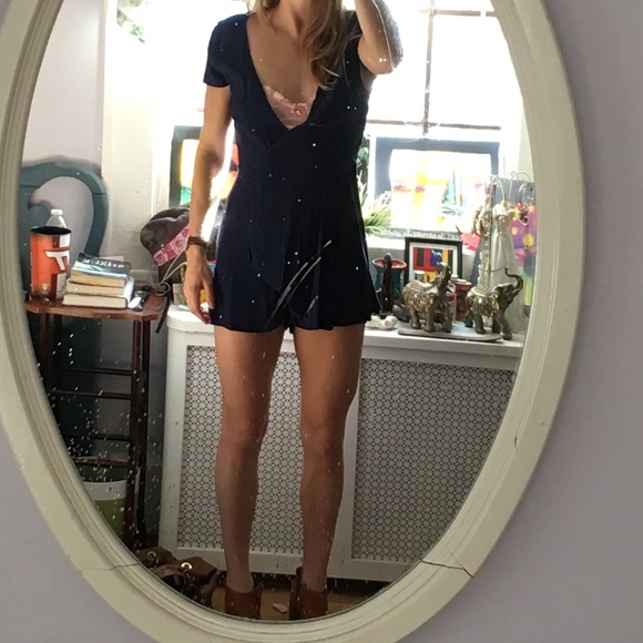 Urban outfitters winter blue romper - Picture 3 of 4