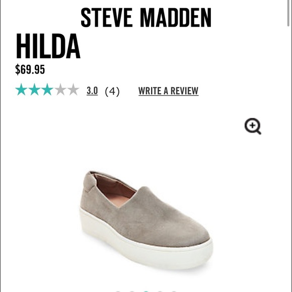 grey steve madden slip on sneakers