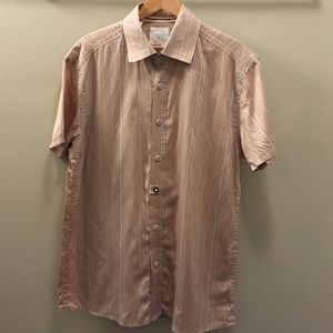 Men's short sleeve button up shirt