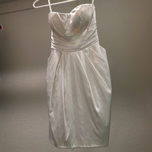 White formal dress