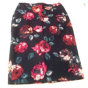 Floral Pencil Skirt
