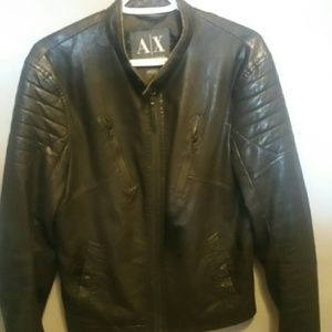 Armani Exchange moto jacket