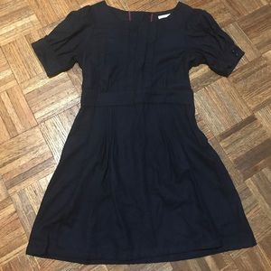 Sesson Black Cotton Dress, Size Large